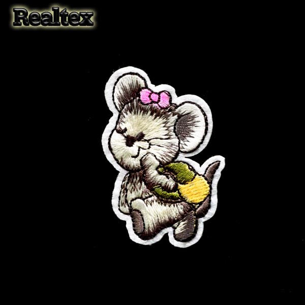 Термоаппликации детские Realtex R-2224 "Мышь с бантиком"