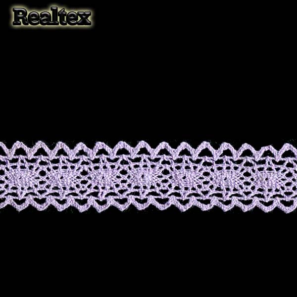 Кружево вязаное  25мм 25.01.079 цв.27 сиреневый
