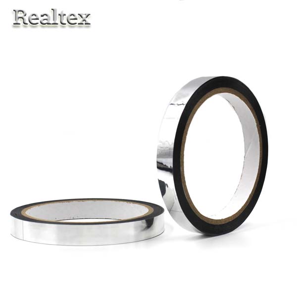 Скотч металлизированный 12мм*50м цв.серебро