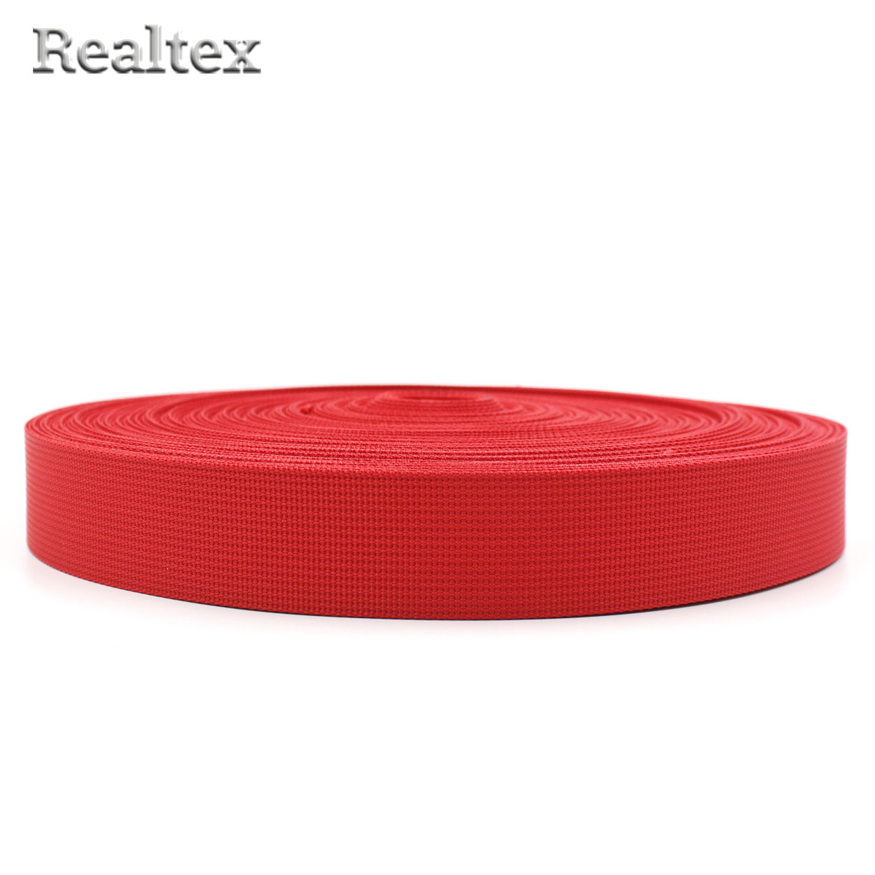  Лента ременная Realtex Premium 32мм (45,7м) цв.09 красный