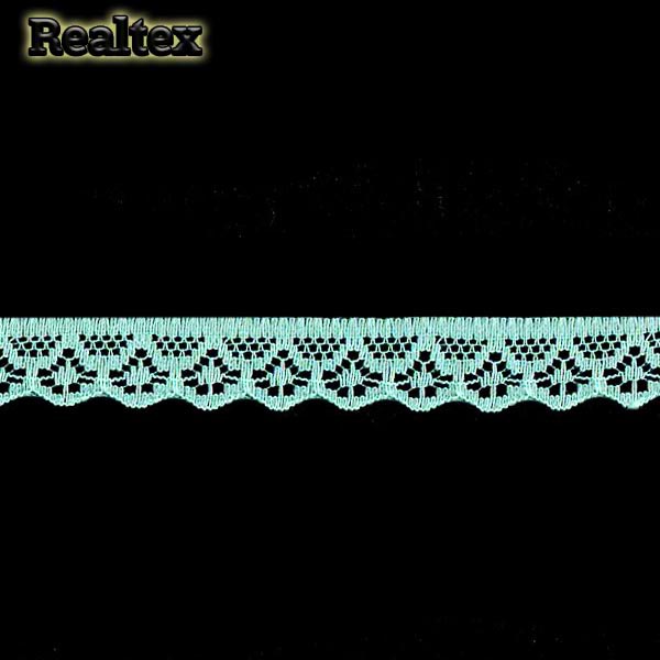 Кружево капроновое  12мм TBY 150-2 (27,4м) цв.08 мята