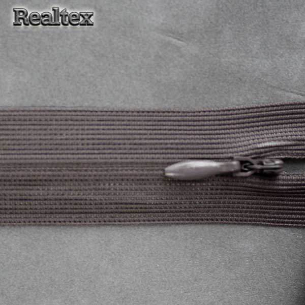  Молния потайная Т.3 50см цв.305 темно-коричневый