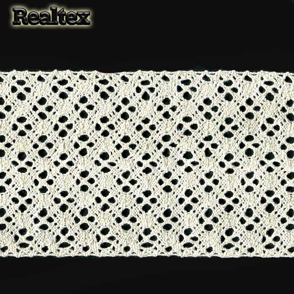 Кружево вязаное 100мм 100.01.151 (25м) цв.03 суровый