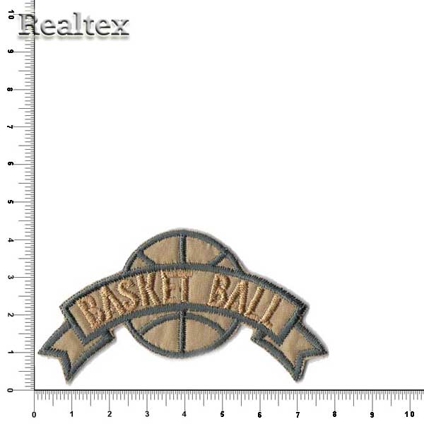 Термоаппликации 50973 "Basketball" цв.бежевый