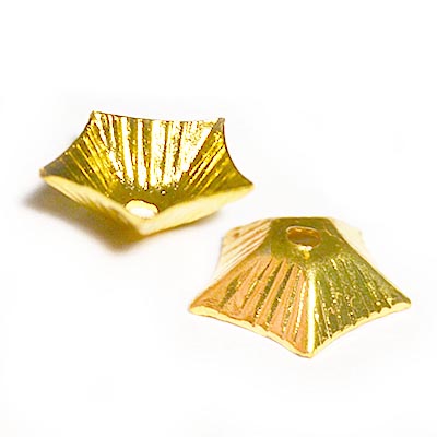 Розетка для бус 17-0020 9*3мм цв.золото