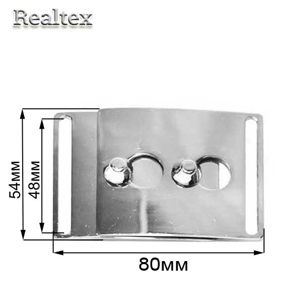 Пряжка металлическая CKB 10764 цв.серебро