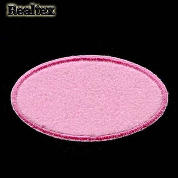 Термоаппликации 014Ф "Овал" цв.розовый