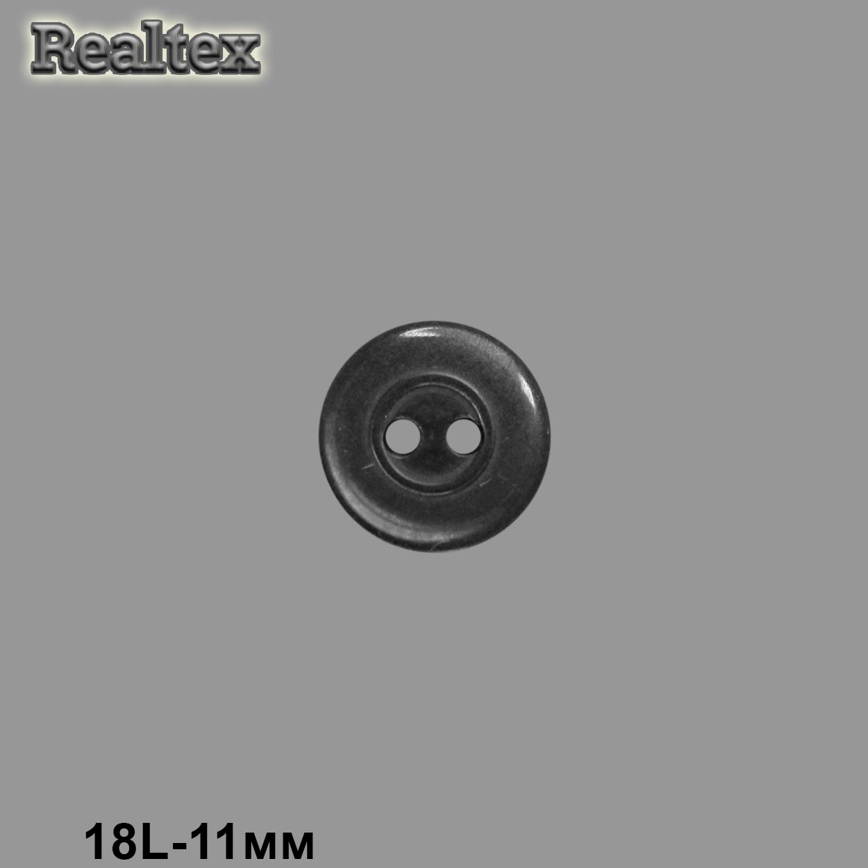 Пуговицы CR P-35 18L (72шт) цв.Blk-02