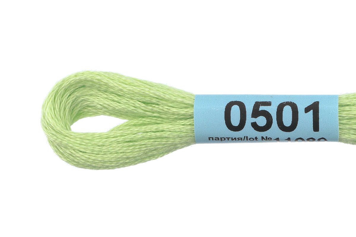 Мулине "Гамма" цв.0501 св.салатовый