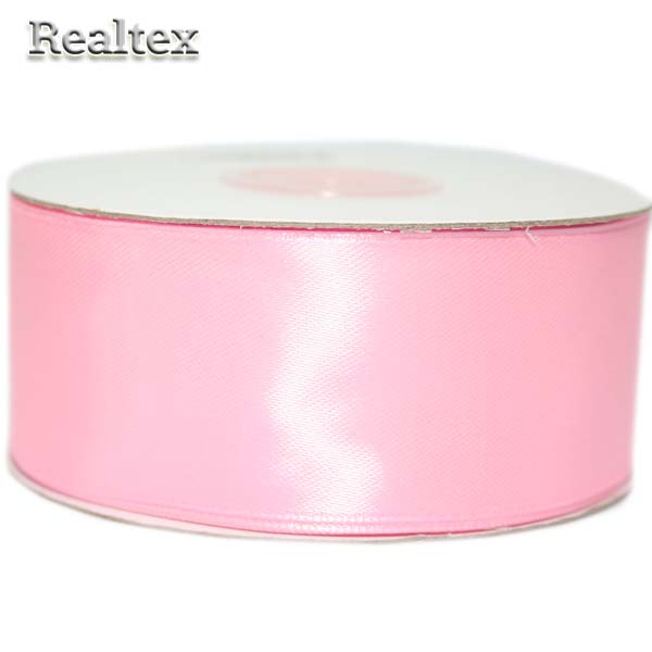 Лента атласная 38мм Realtex (32.9м) цв.004 св.розовый