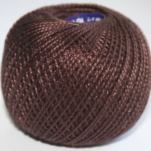 Пряжа для вязания Ирис 25гр цв.5710 т.коричневый 