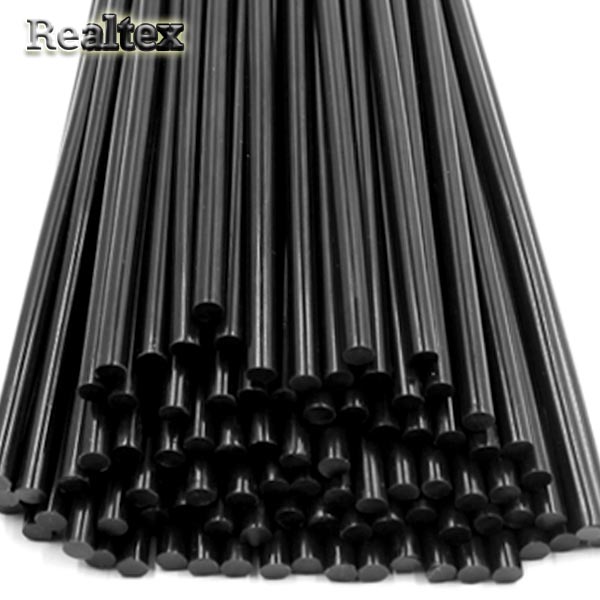 Клей Realtex 7мм для малого клеевого пистолета (1кг) цв.черный