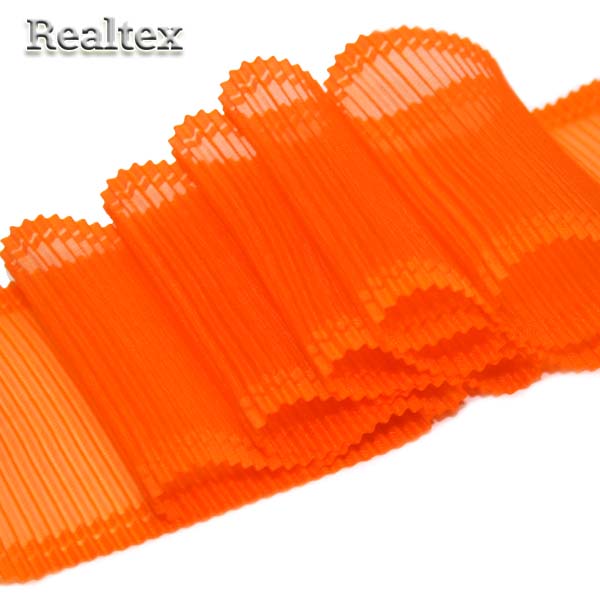 Лента капроновая 110мм 1692 (гофре) цв.04 оранжевый 