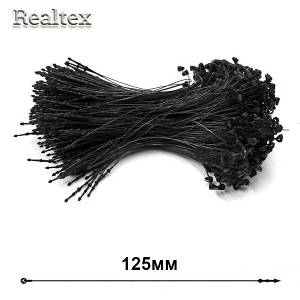Этикетодержатели  Realtex петля 125мм цв.черный