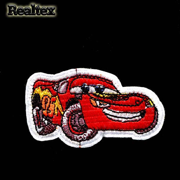 Термоаппликации детские Realtex RT-043 "Машина Маккуин"