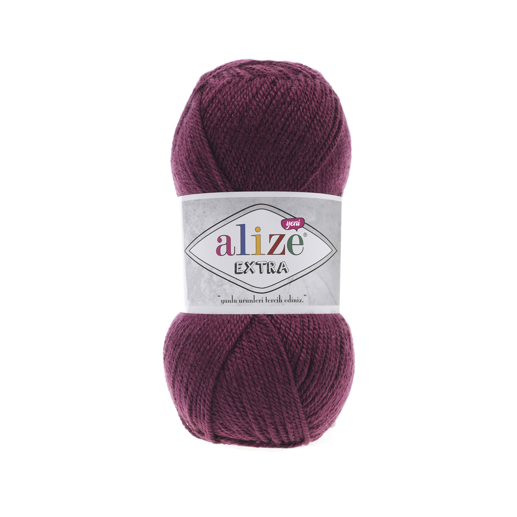 Пряжа Alize "Extra" (100гр) цв.306 сливовый