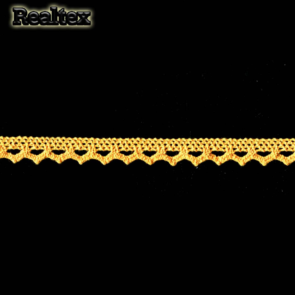 Кружево вязаное  10мм 10.01.075 цв.29 желтый