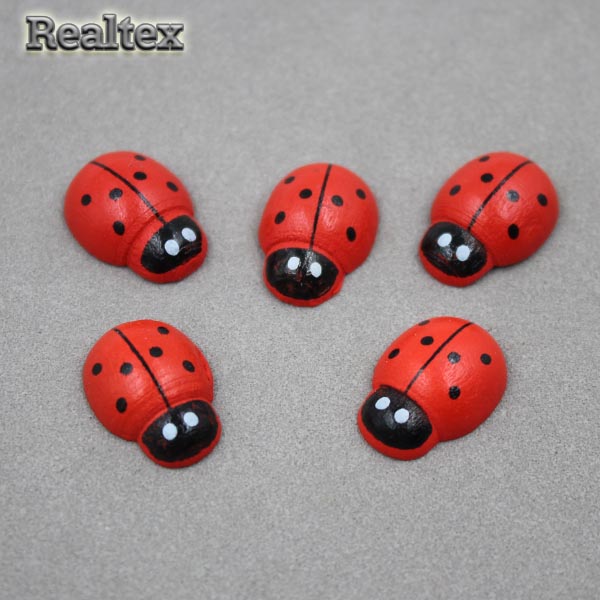 Набор деревянных элементов  Реалтекс R 22- 4 12*15мм "Божья коровка"