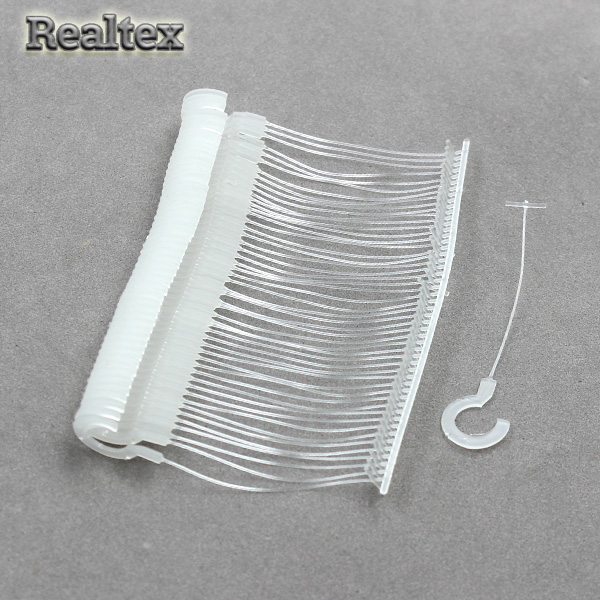 Этикетодержатели с крючком 50мм цв.белый