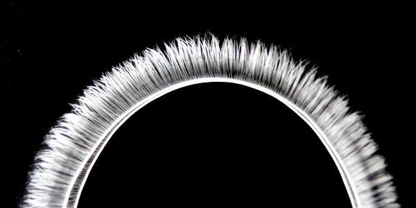 Ресницы для кукол 10мм 23463 L=19,5см цв.белый