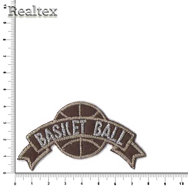 Термоаппликации 50973 "Basketball" цв.коричневый