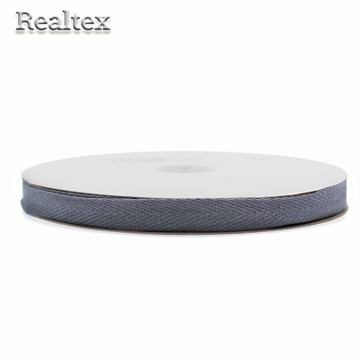 Тесьма киперная 15мм TBY.CT15311 хлопок 3,8г/м цв.тёмно-серый  