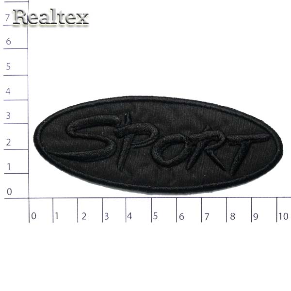Термоаппликации 56299 "Sport" цв.черный/черный