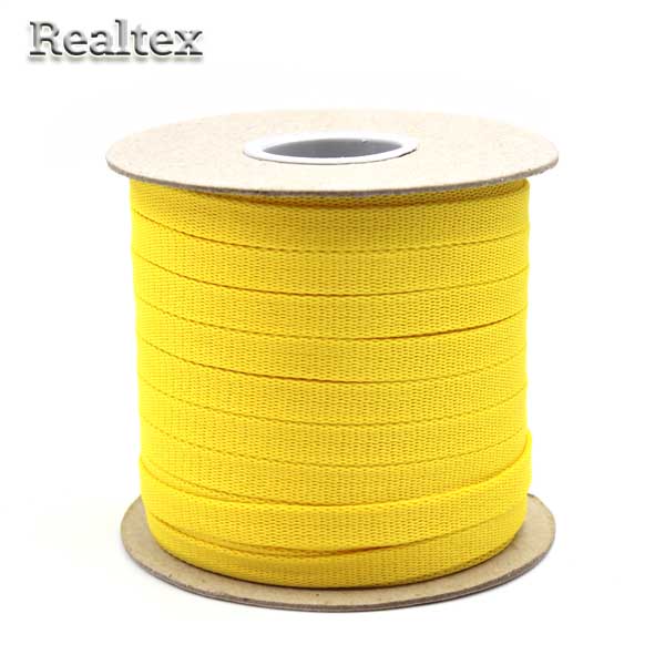 Шнур плоский 06с2341 14мм цв.006 желтый