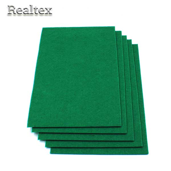 Фетр листовой жесткий FLT-H1 1,0мм "IDEAL" цв.678 зеленый