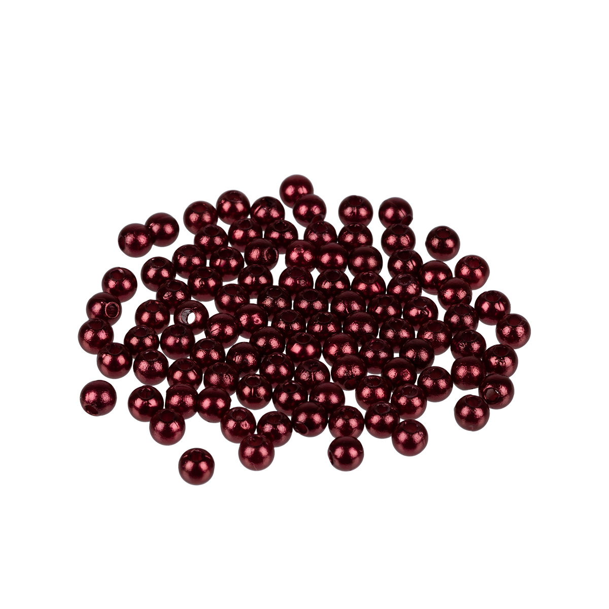 Бусины  4мм "Zlatka" PB (100шт) цв.11 тёмно-бордовый