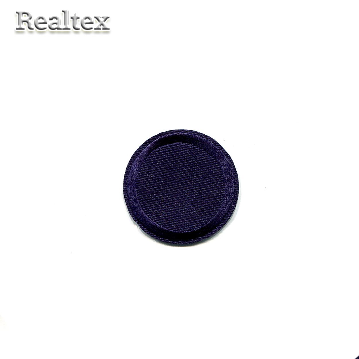  Термоаппликации Realtex S-4454 "Круг" цв.синий