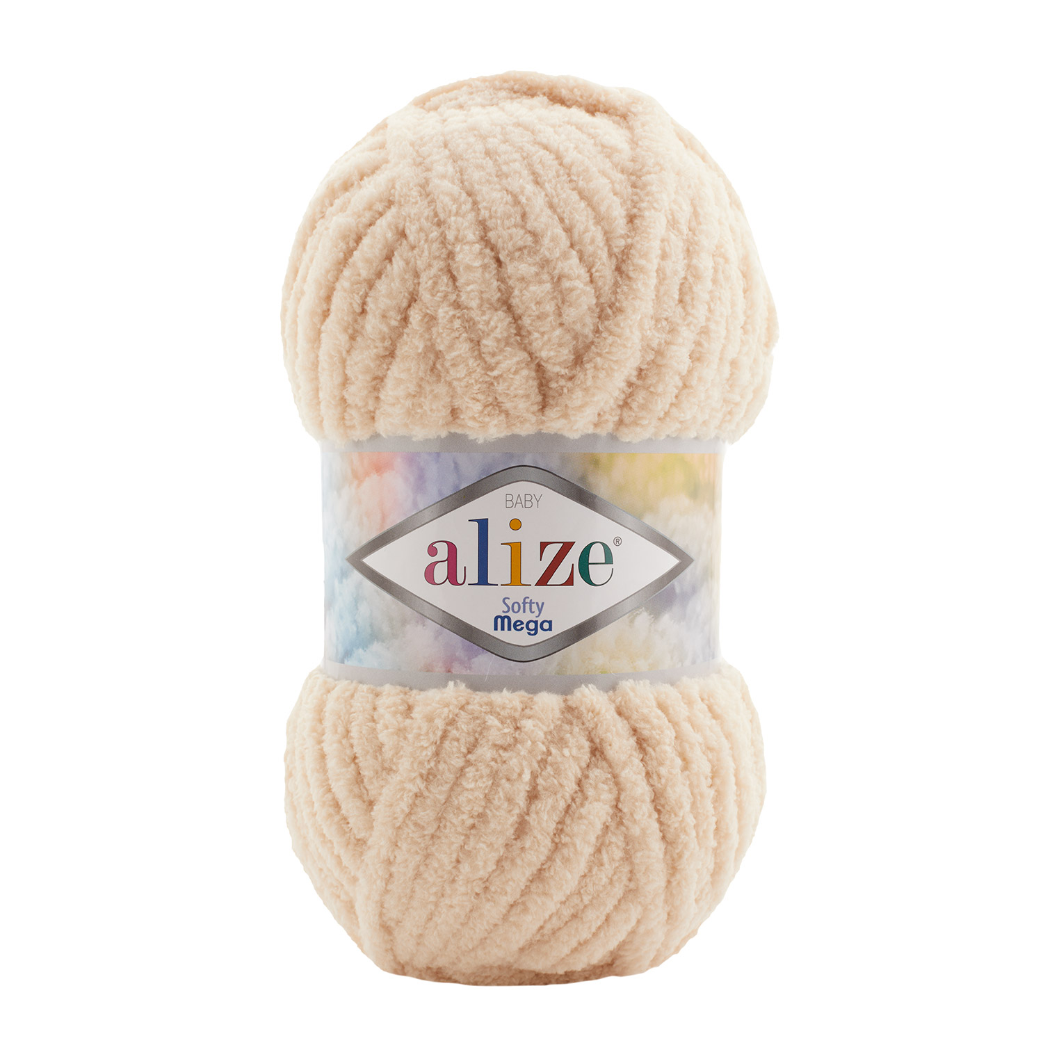 Пряжа Alize "Softy Mega" (100гр) цв.310 медовый