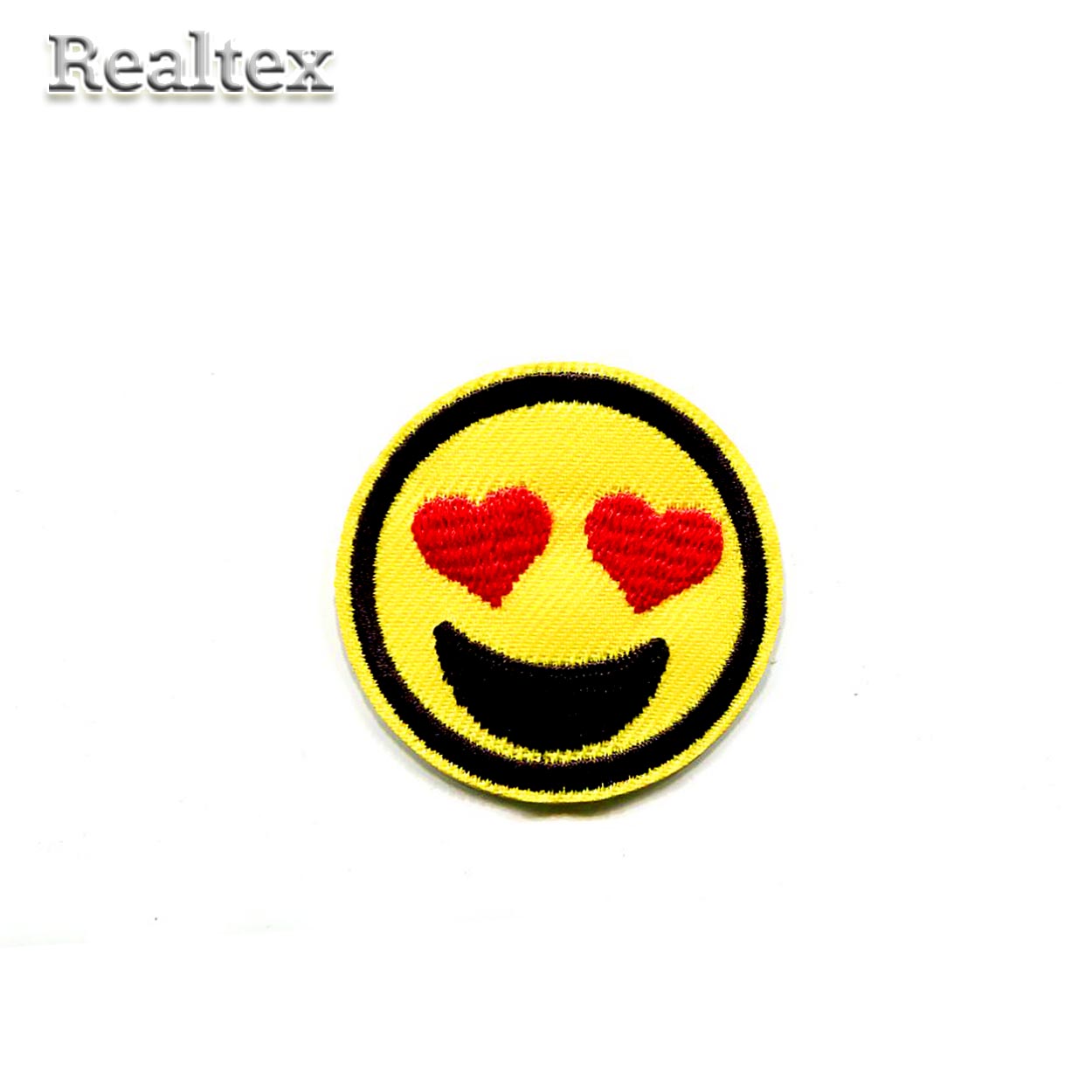 Термоаппликации детские Realtex S-4848 "Смайлик" цв.желтый