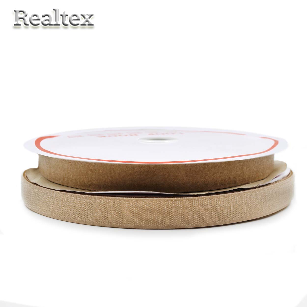 Липучка  Реалтекс 25мм цв.124 бежевый