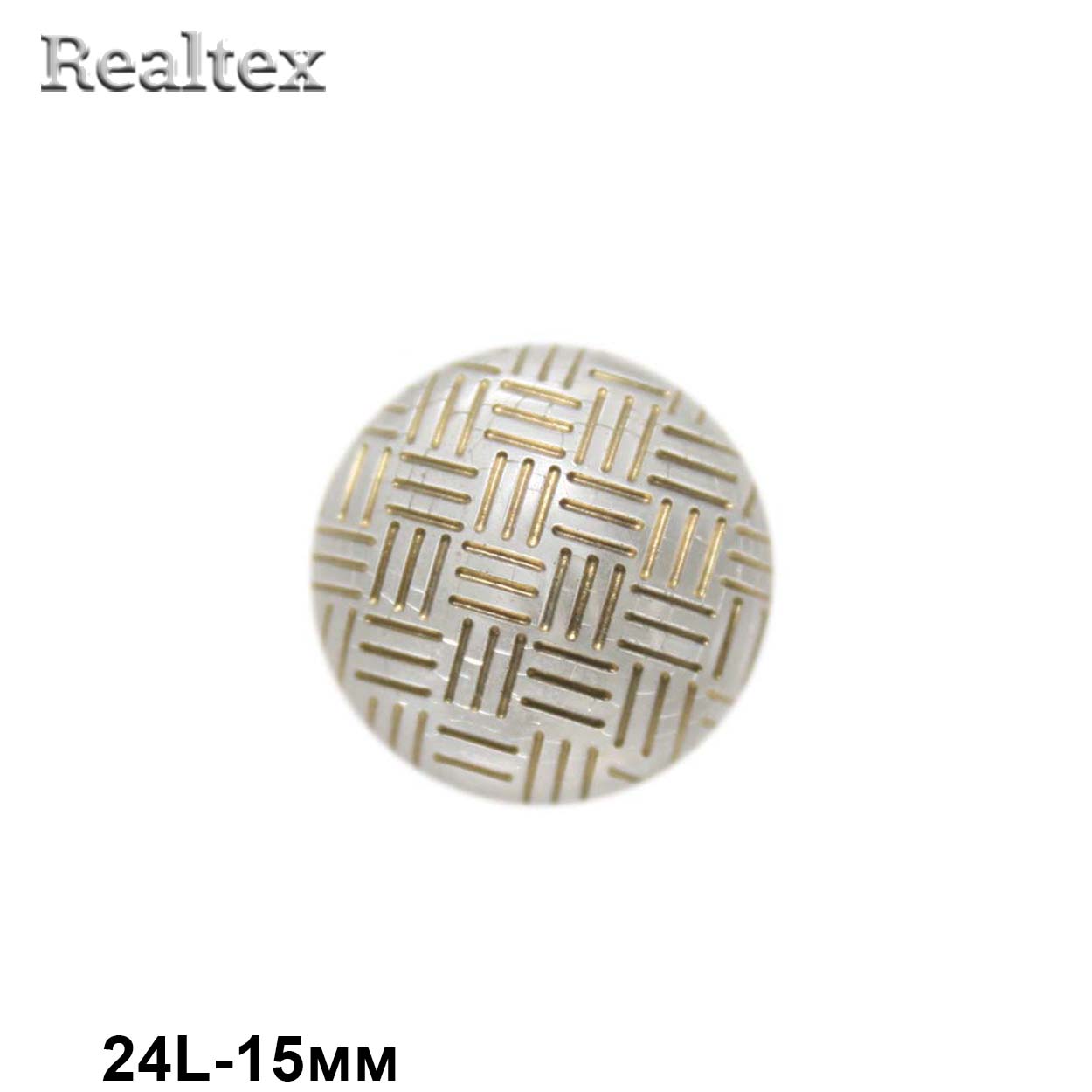 Пуговицы RB A315 24L (72шт) цв.Gold