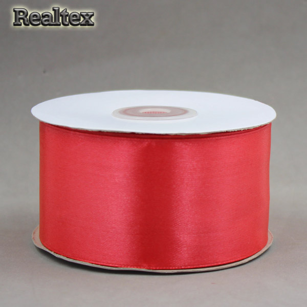 Лента атласная 50мм Realtex (32,9м) цв.154 коралловый
