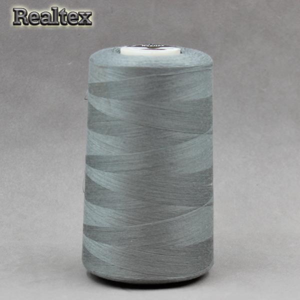 Нитки "Realtex" 40/2 (5000ярд) цв.336 бирюзово-серый 