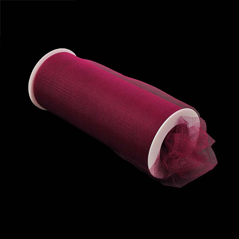 Фатин средней жесткости TBY.C ш.150мм цв.42 бордовый