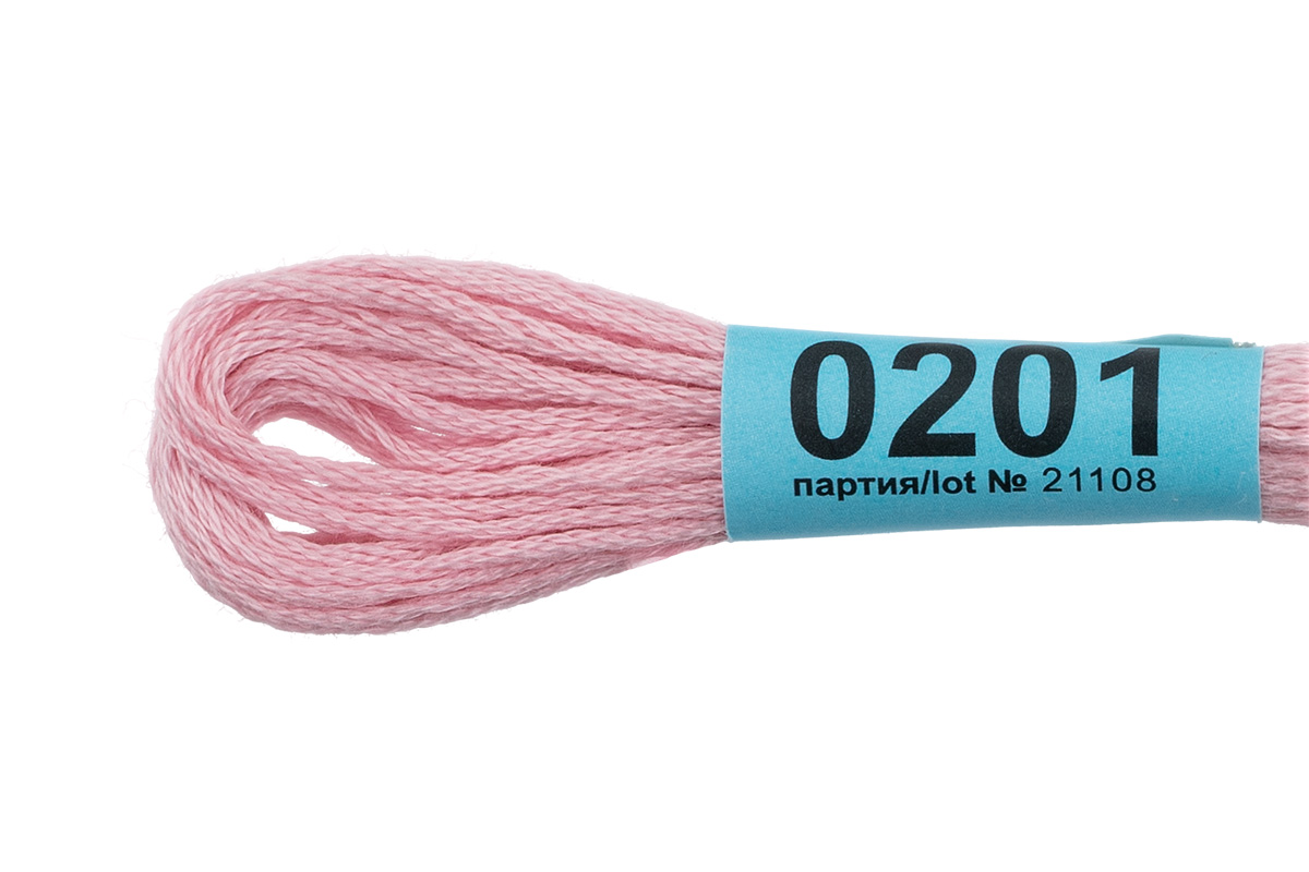 Мулине "Гамма" цв.0201 св.розовый