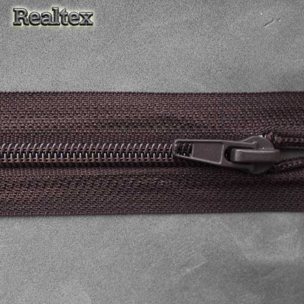 Молния витая Т.5 75см разъемная цв.304С т.коричневый