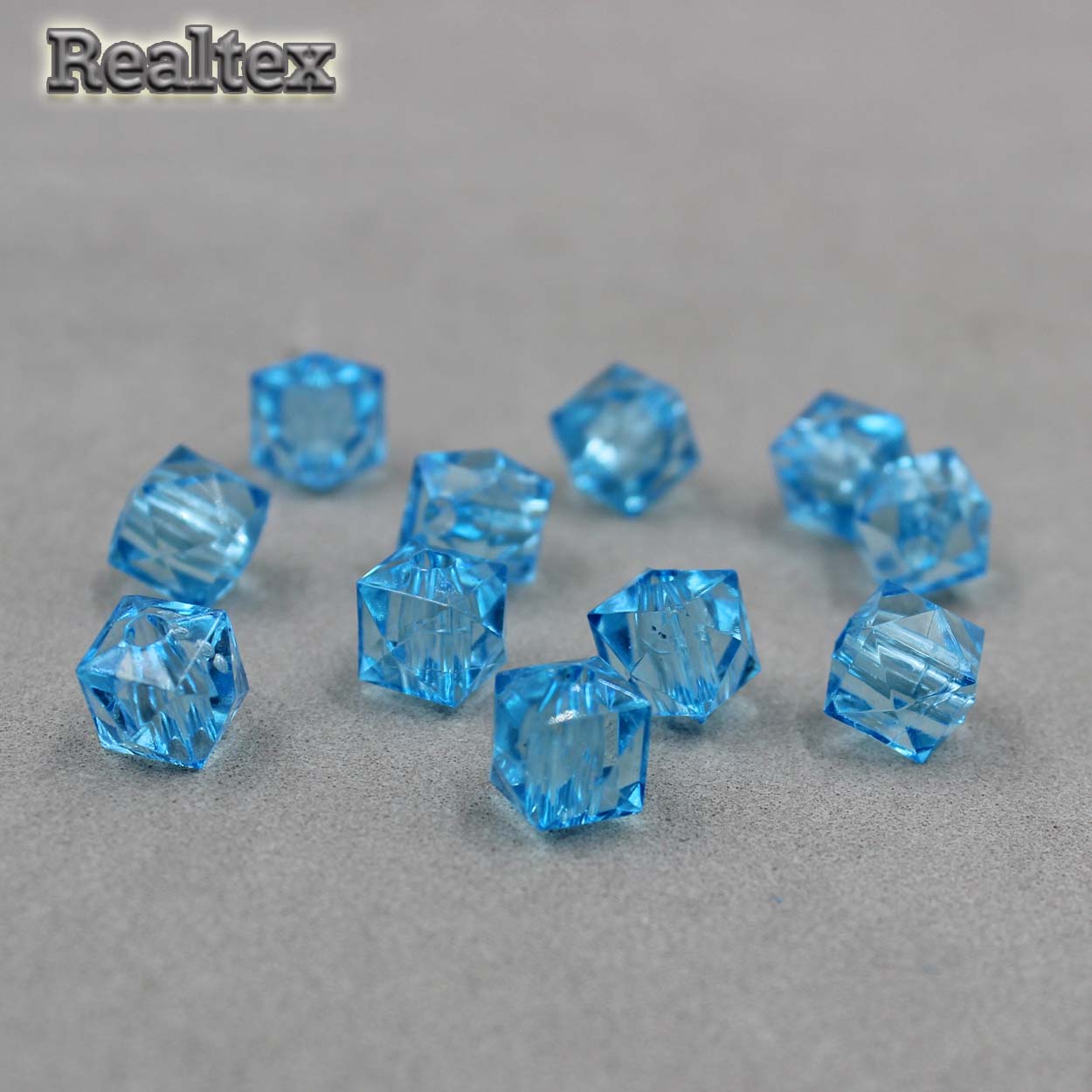 Бусины акриловые 3245 10мм (100гр) цв.12 голубой