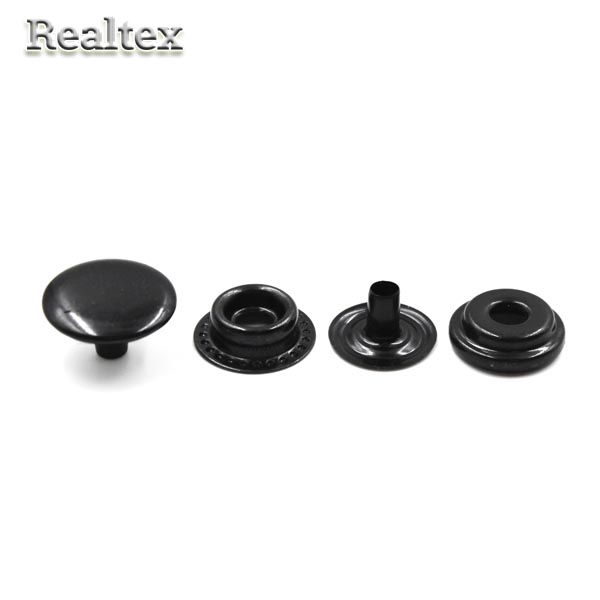 Кнопка кольцо 15мм № 61 "Realtex" (1000шт) цв.оксид 