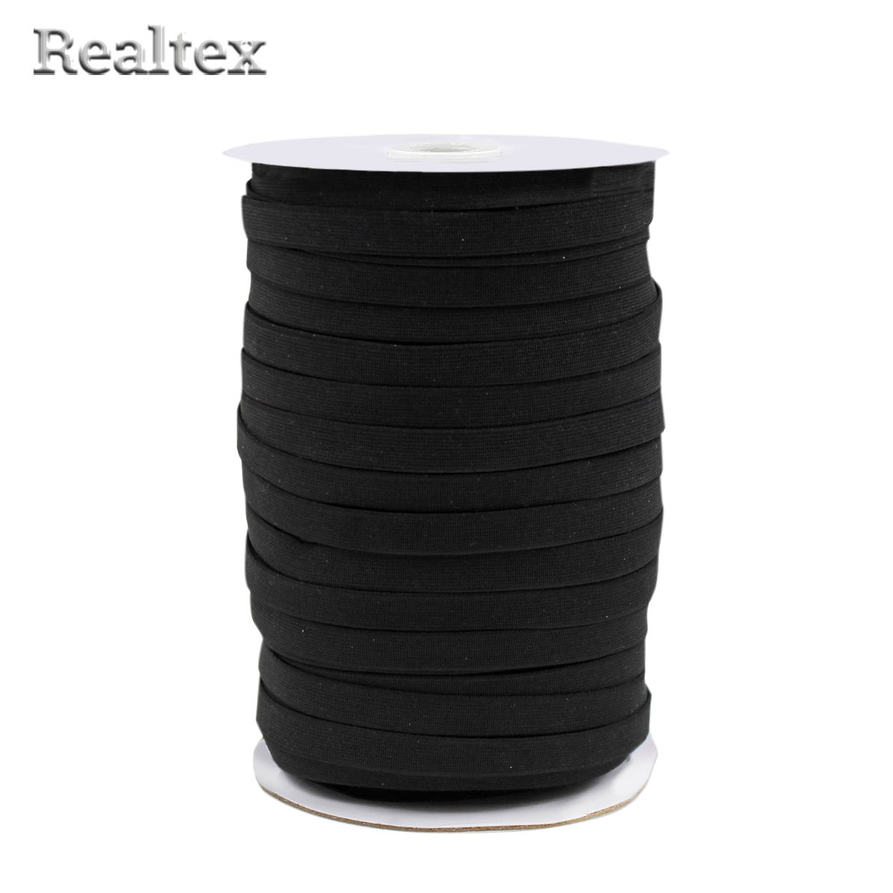 Резинка тканая Realtex  УЛЬТРА 10мм (91,5м) (Тайвань) цв.черный