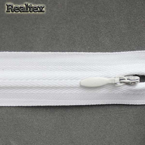 Молния Realtex потайная х/б 70см цв.белый