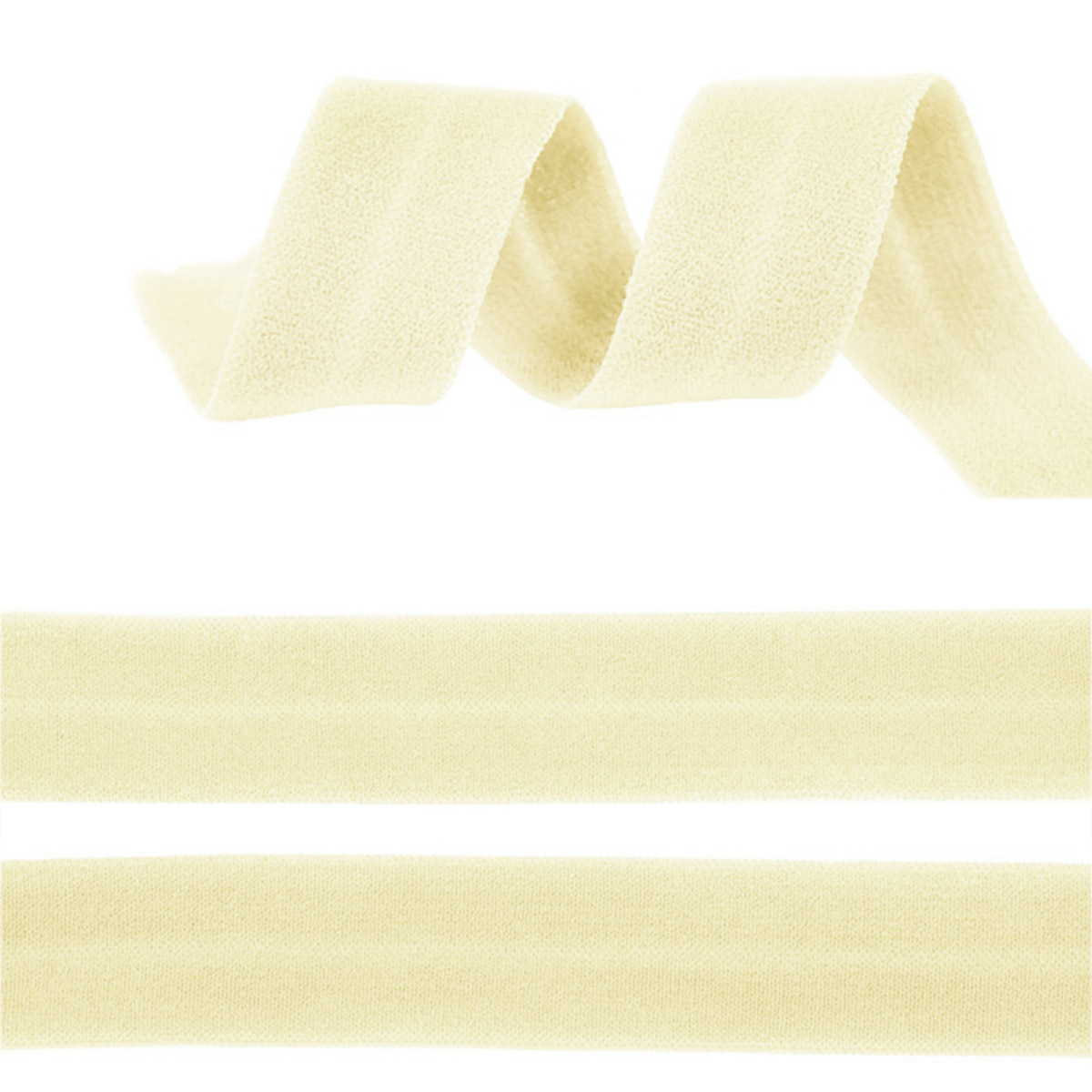 Косая бейка стрейч матовая 20мм (50м) цв.F180 бежевый песочный