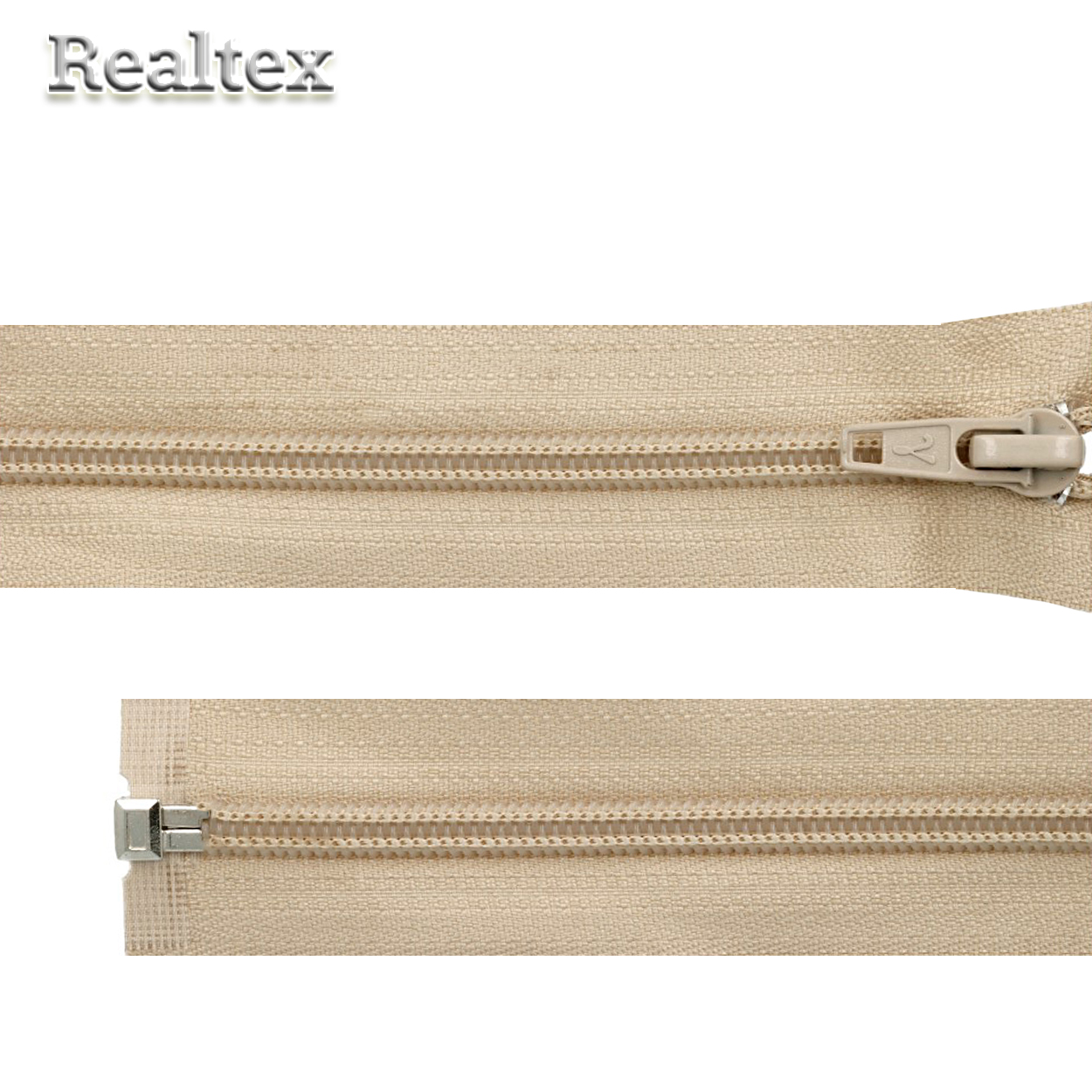 Молния витая G105 Т.5 100см разъемная цв.297 слоновая кость