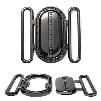 Пряжка металлическая НР 15658 60мм цв.черный никель