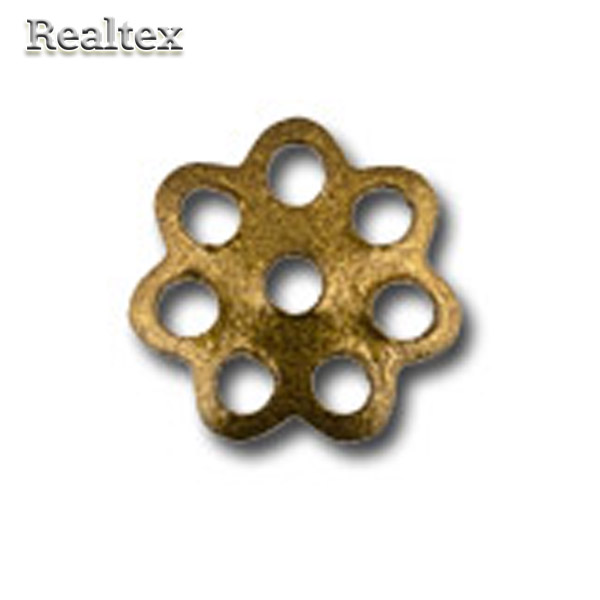 Розетка для бус "Zlatka" DR-012/5 цв.04 бронза