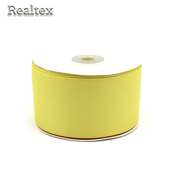 Лента репсовая 50мм MG (22,8м) цв.640 жёлтый