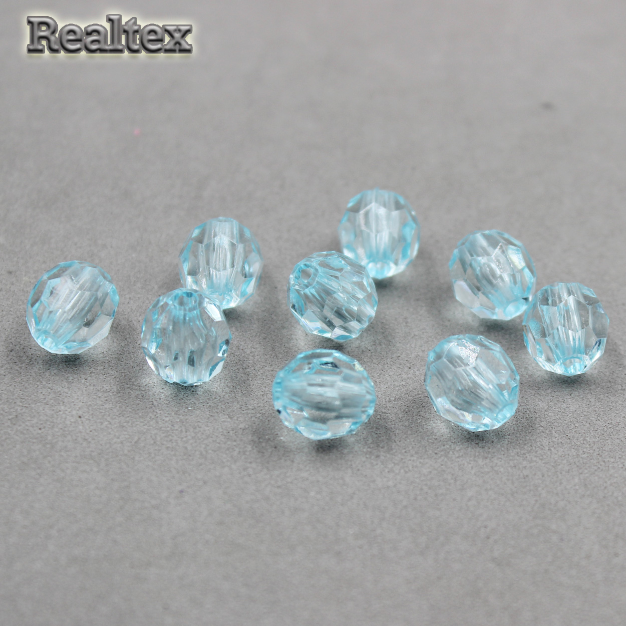 Бусины акриловые 3242 12мм (100гр) цв.12 голубой